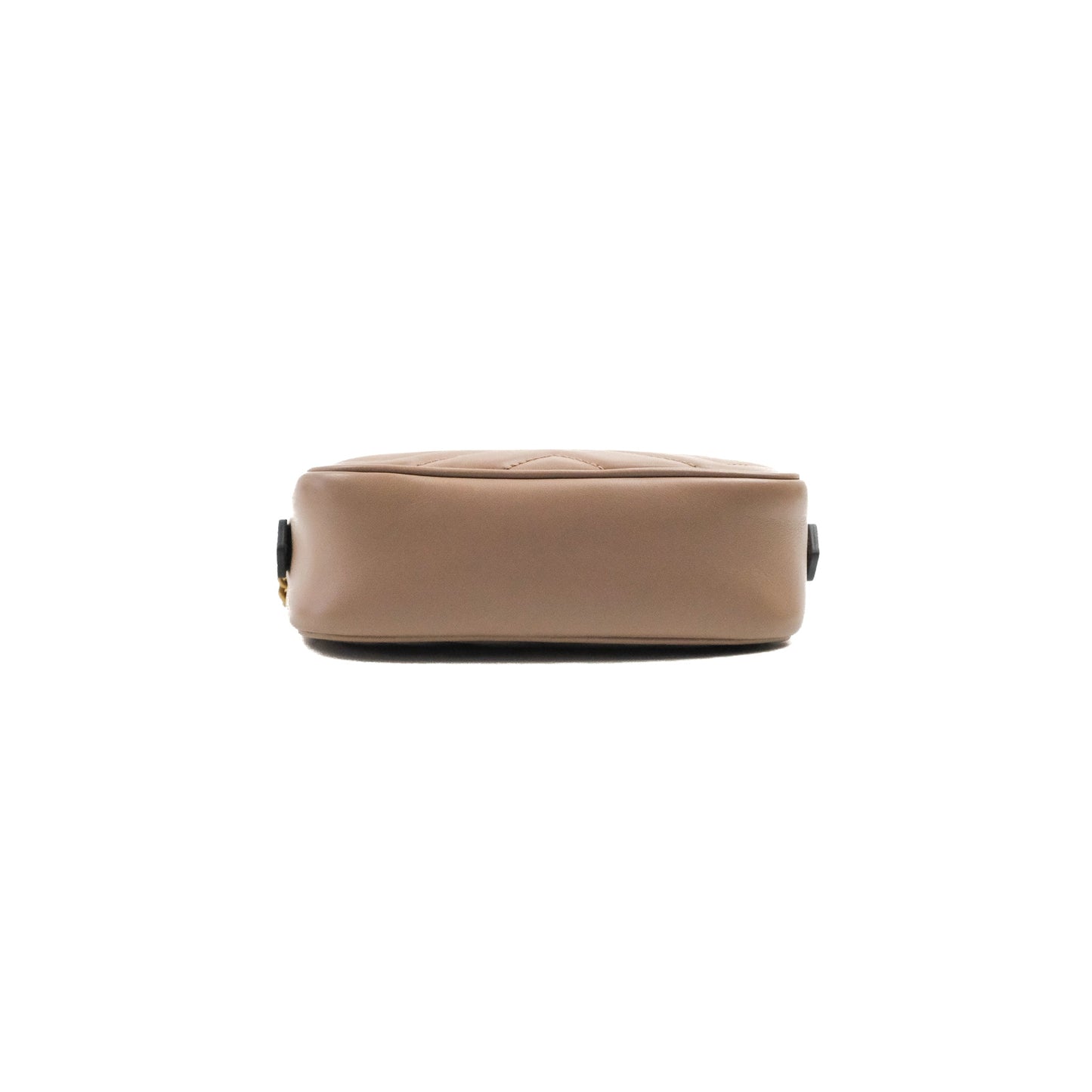 Gucci Mini Matelasse GG Marmont Camera Bag Dusty Pink Calfskin Gold Hardware
