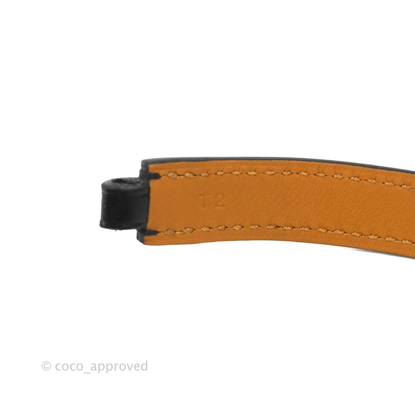 Hermès Rivale Double Tour Bracelet Black Box Leather Rose Gold Hardware