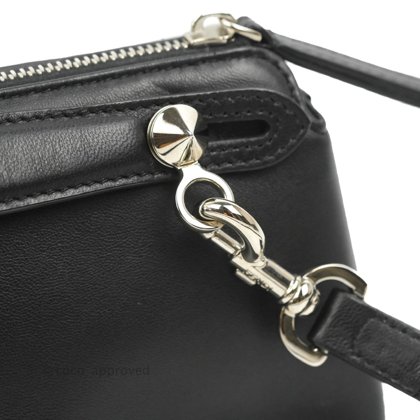 Fendi Mini By The Way Vit. Dolce Bag Black