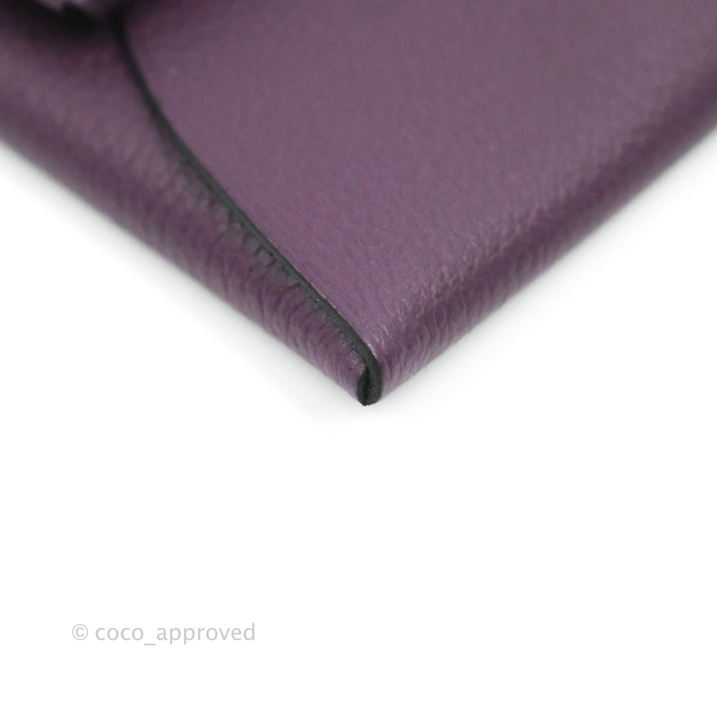 Hermès Bastia Coin Purse Cassis