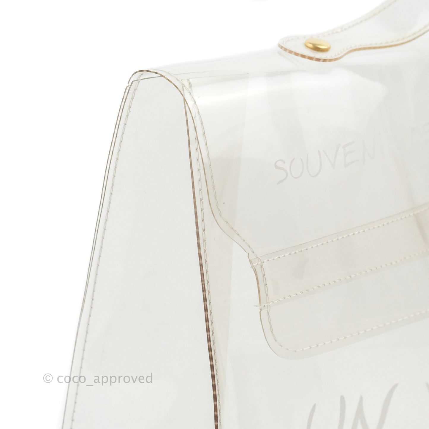 Hermès Vinyl Kelly Beach Bag Gold Hardware