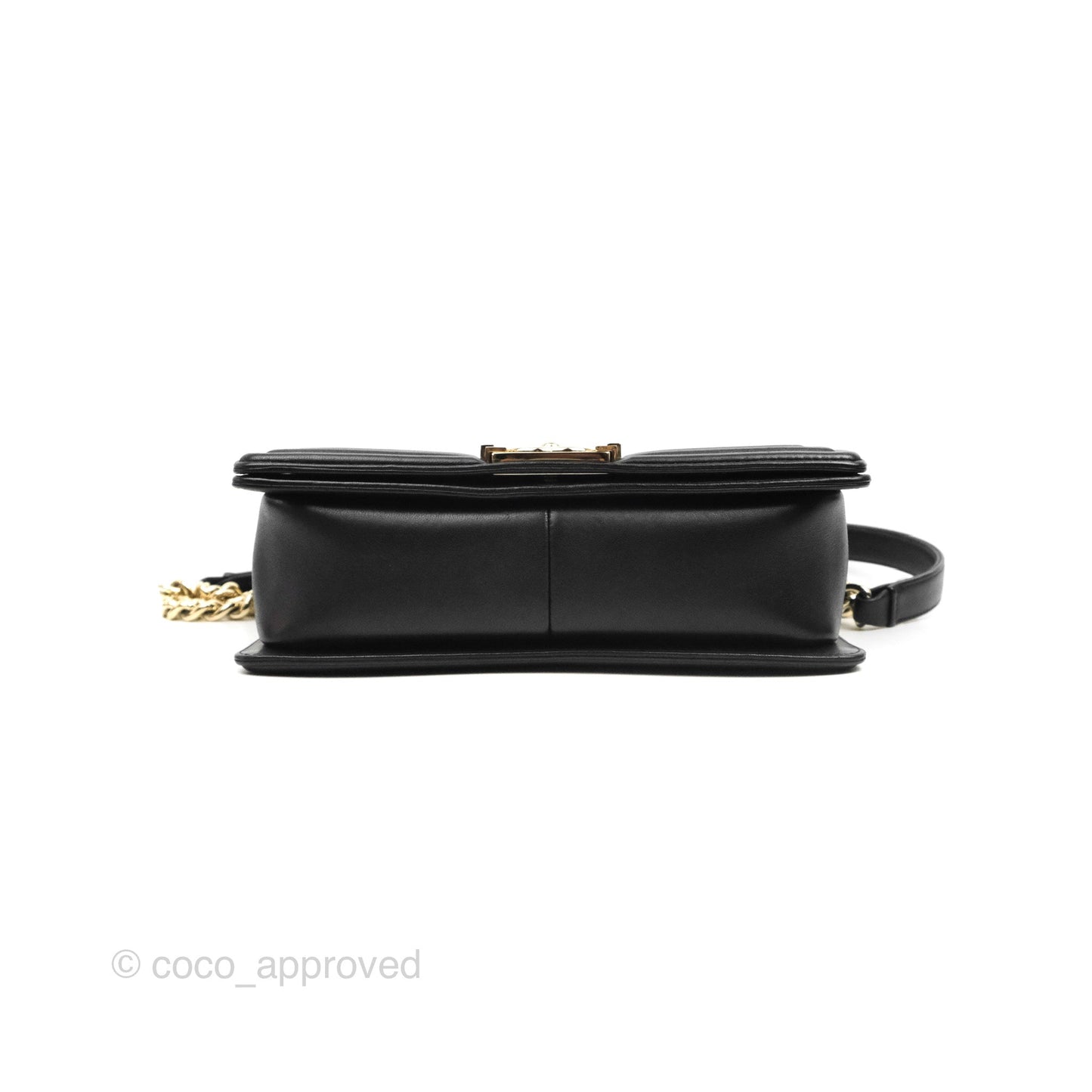 Chanel Quilted Medium Boy Black Gold Hardware