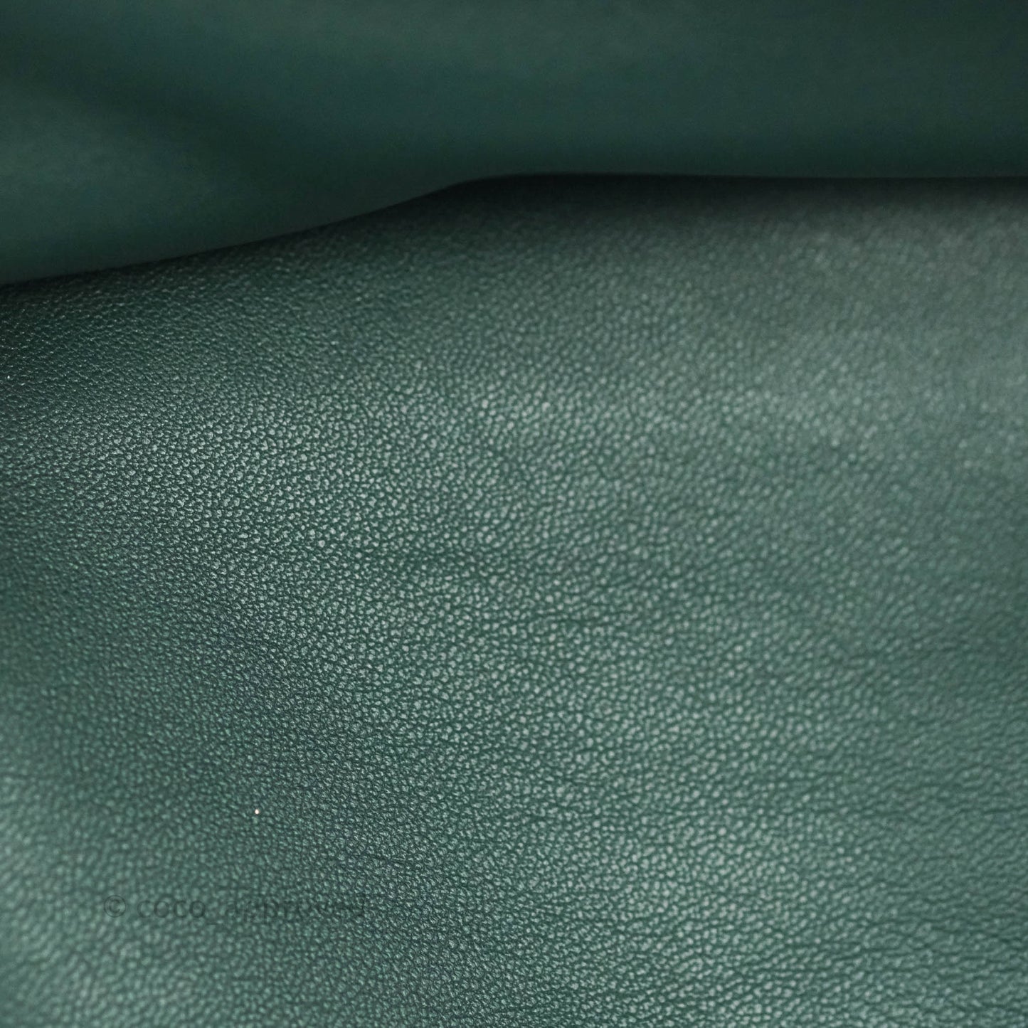 Celine Large Trio Crossbody Bag Dark Green Lambskin Gold Hardware