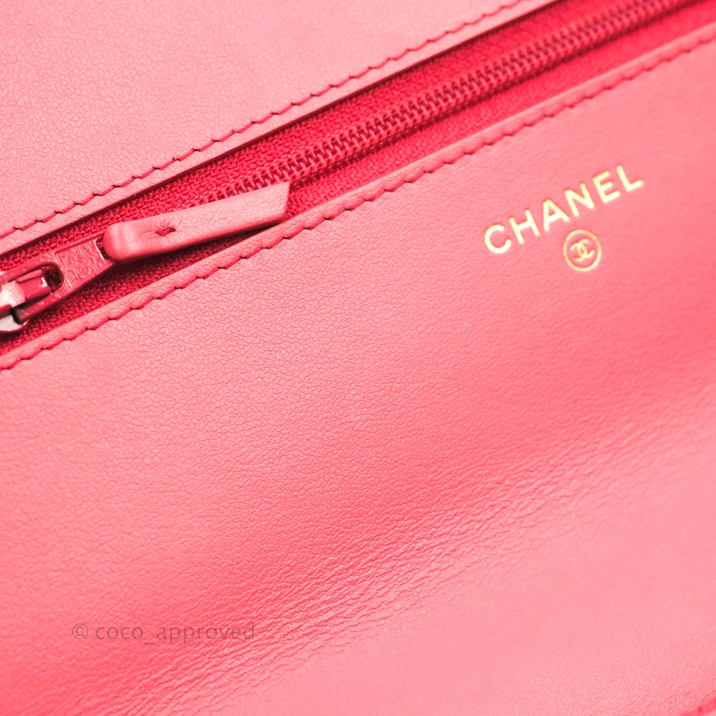 Chanel 19 Wallet on Chain WOC Pink Mixed Hardware