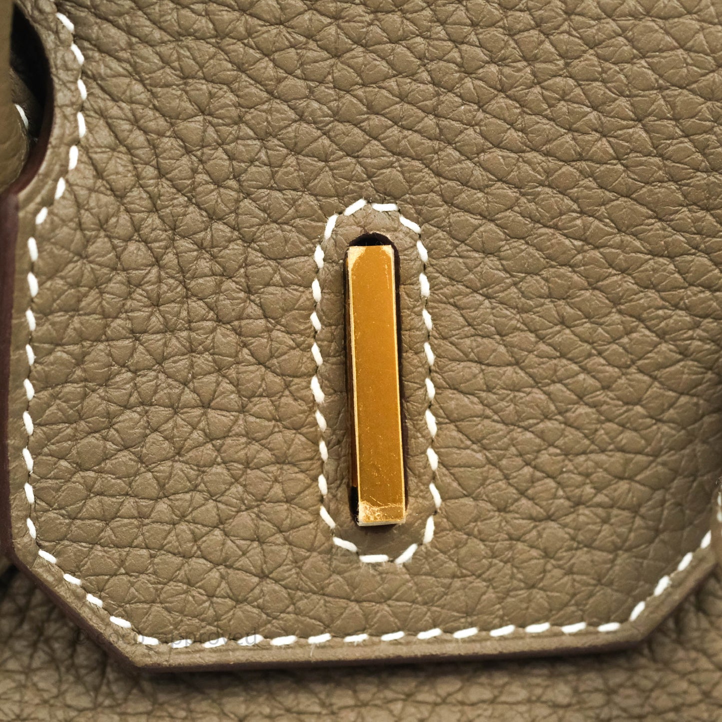 Hermès Birkin 30 Taurillon Clemence 18 Etoupe Gold Hardware
