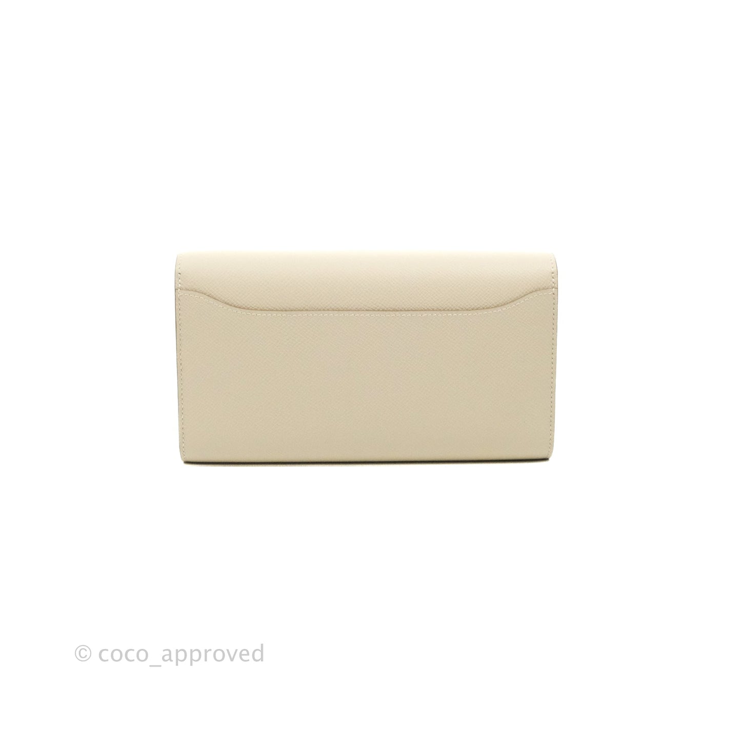 Hermès Constance Long To Go Wallet Craie Epsom Rose Gold Hardware