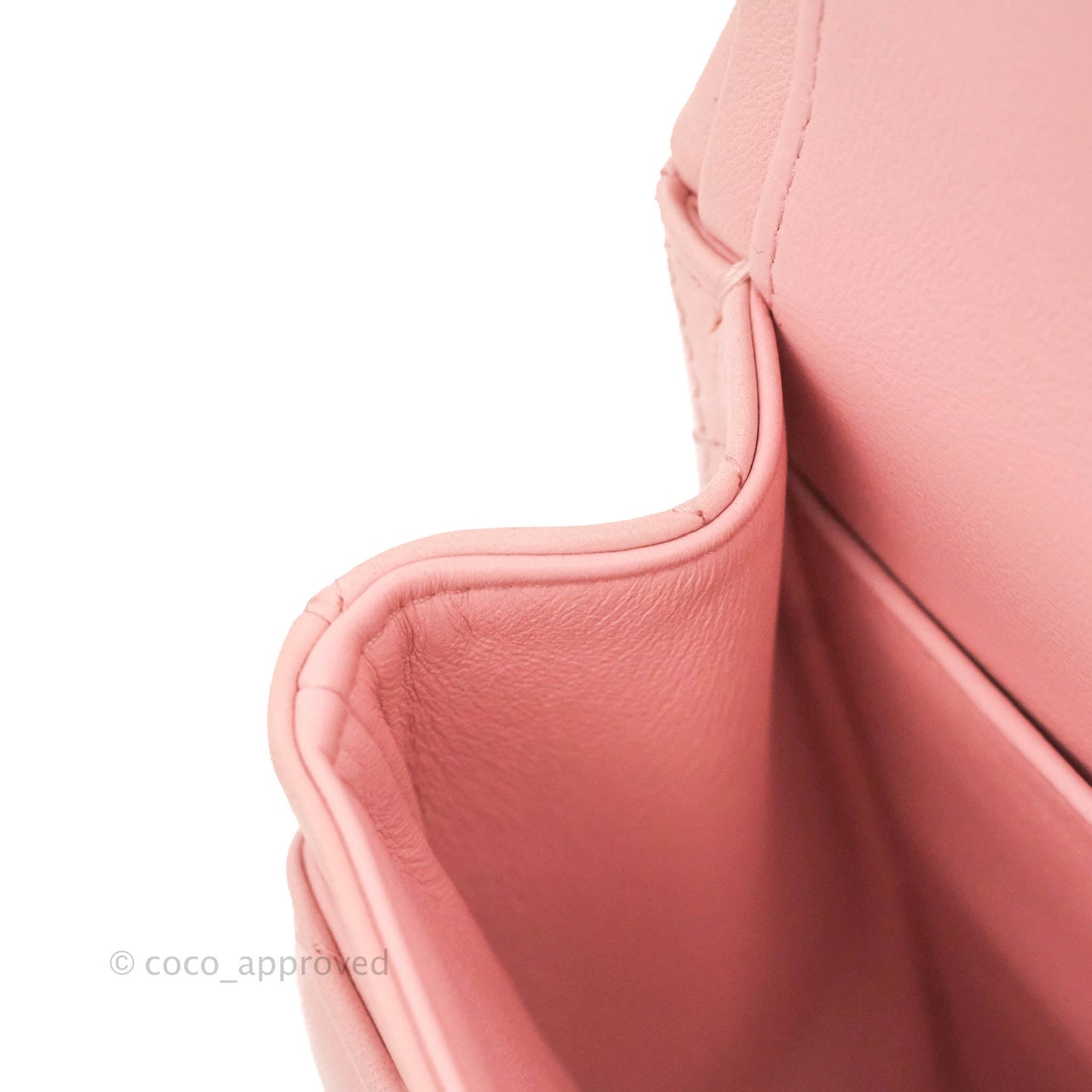 Chanel Classic M/L Medium Flap Quilted Pink Lambskin Gold Hardware