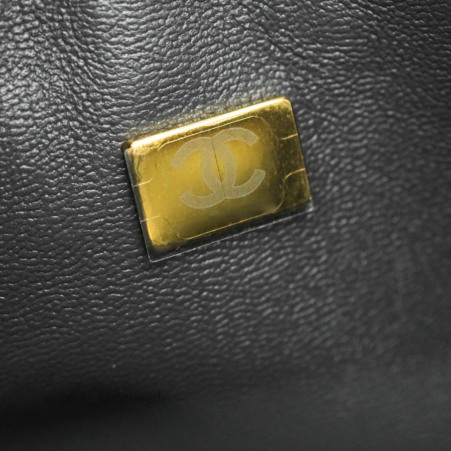 Chanel Classic Small S/M Flap Dark Grey Caviar Gold Hardware 21B
