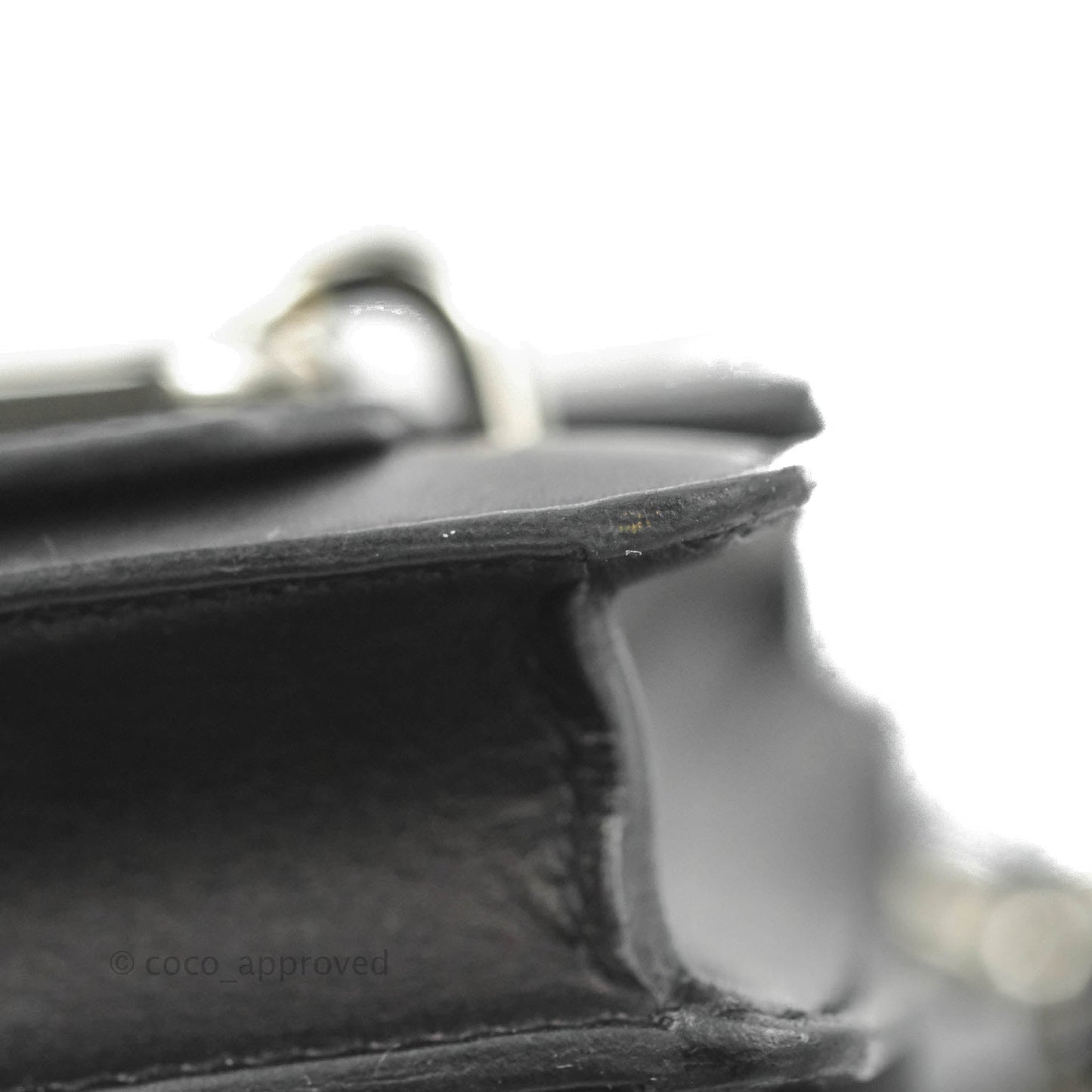 Hermès Roulis Mini 18 Black Swift Palladium Hardware