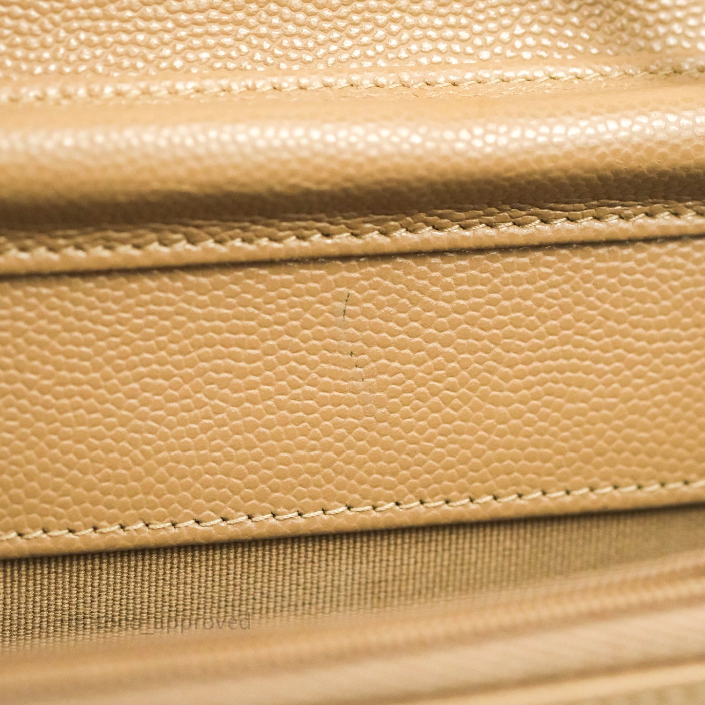 Chanel Quilted Classic WOC Dark Beige Caviar Gold Hardware