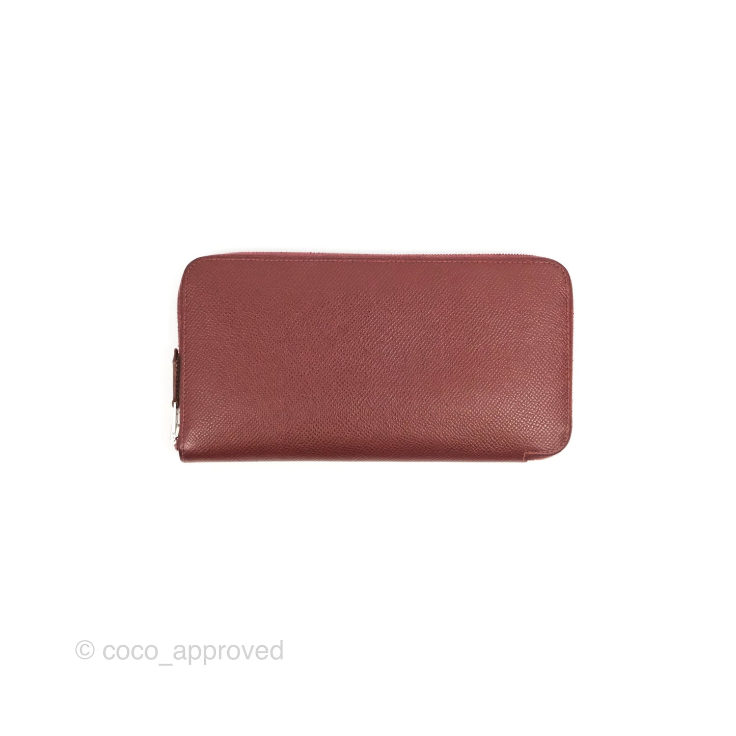Hermès Silk'In Classique Long Wallet Rouge H Epsom