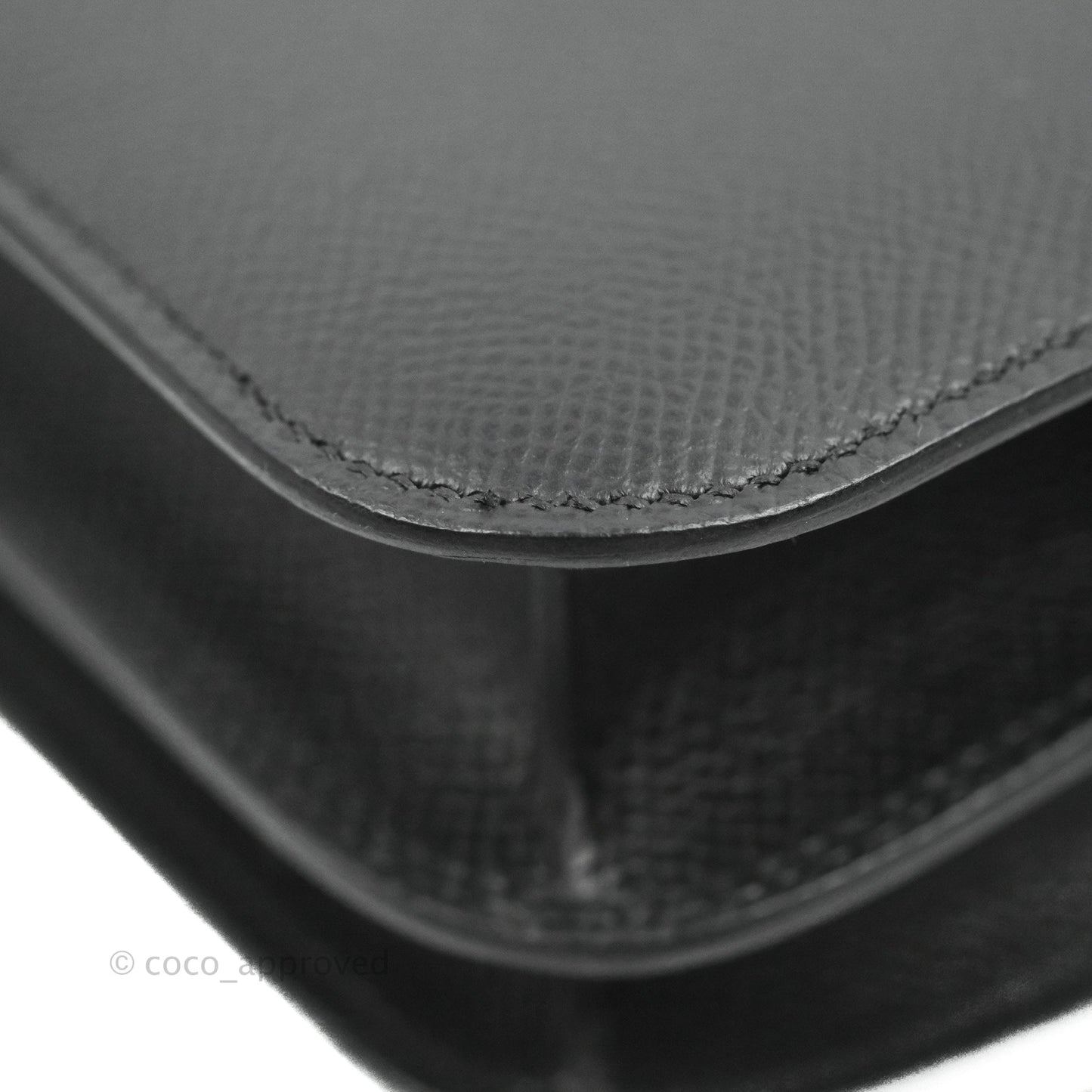 Hermès Constance Mini 18cm Black Epsom Rose Gold Hardware