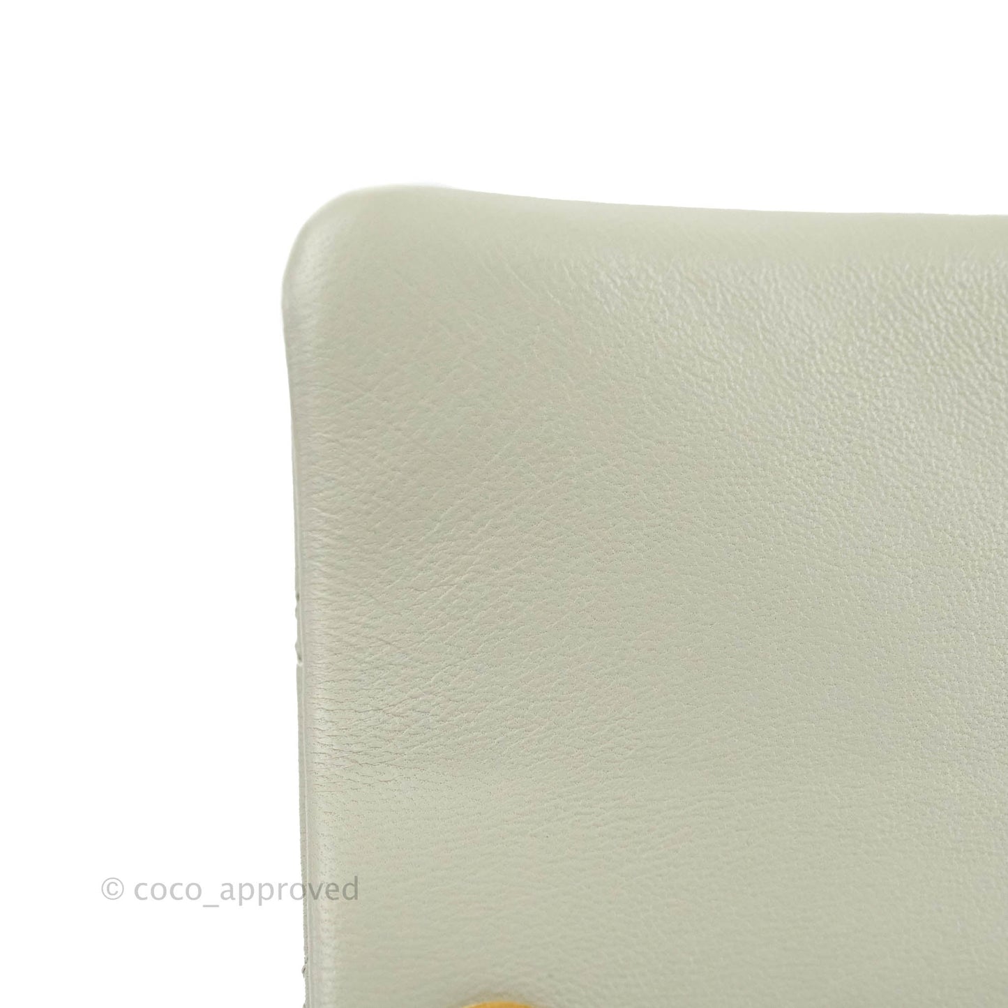 Chanel Mini Rectangular Pearl Crush Quilted Grey Lambskin Aged Gold Hardware 22C