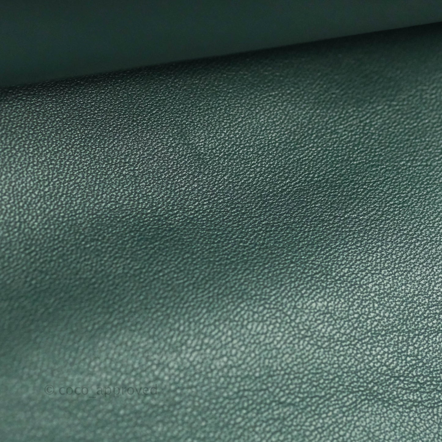 Celine Large Trio Crossbody Bag Dark Green Lambskin Gold Hardware
