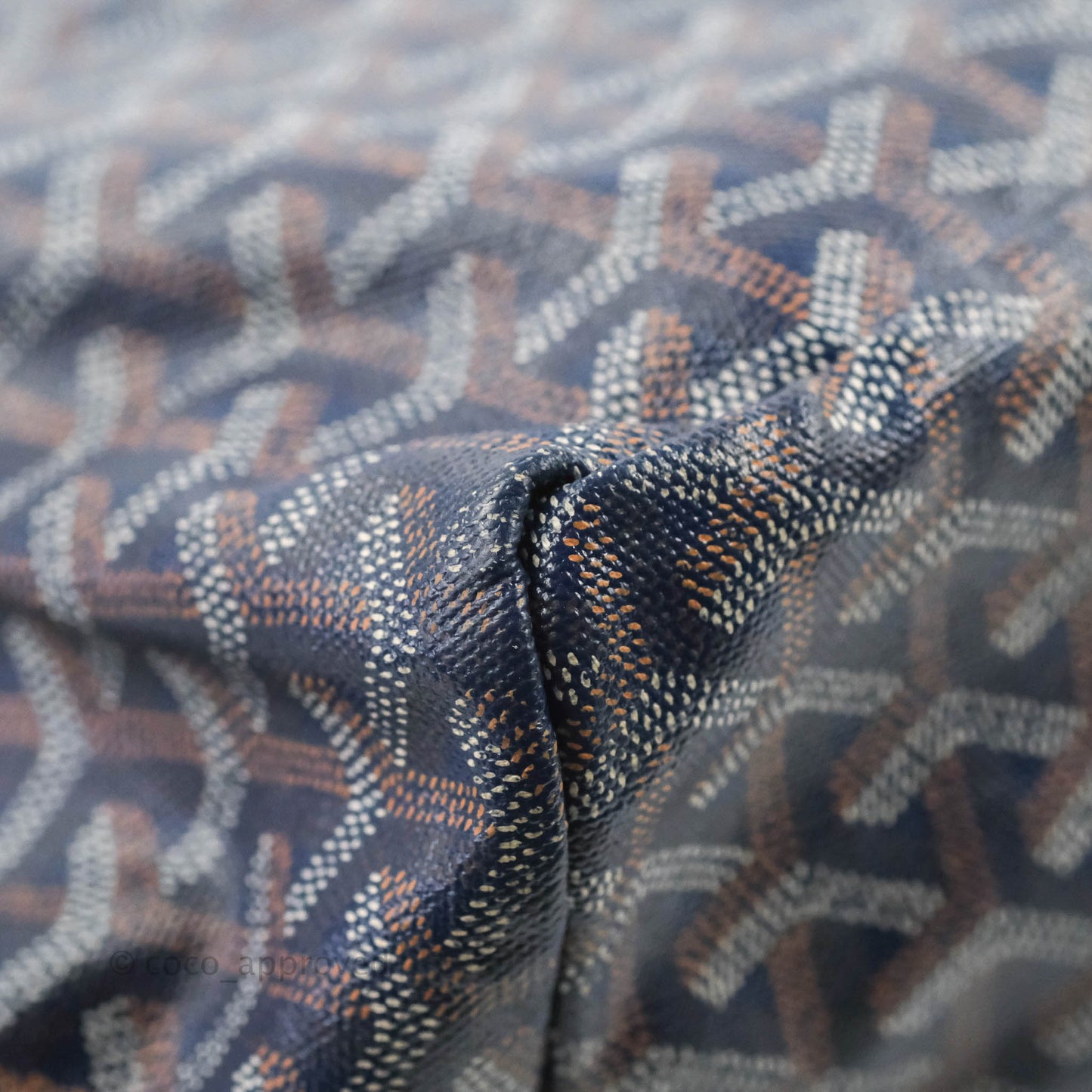 Goyard St. Louis Tote GM Navy