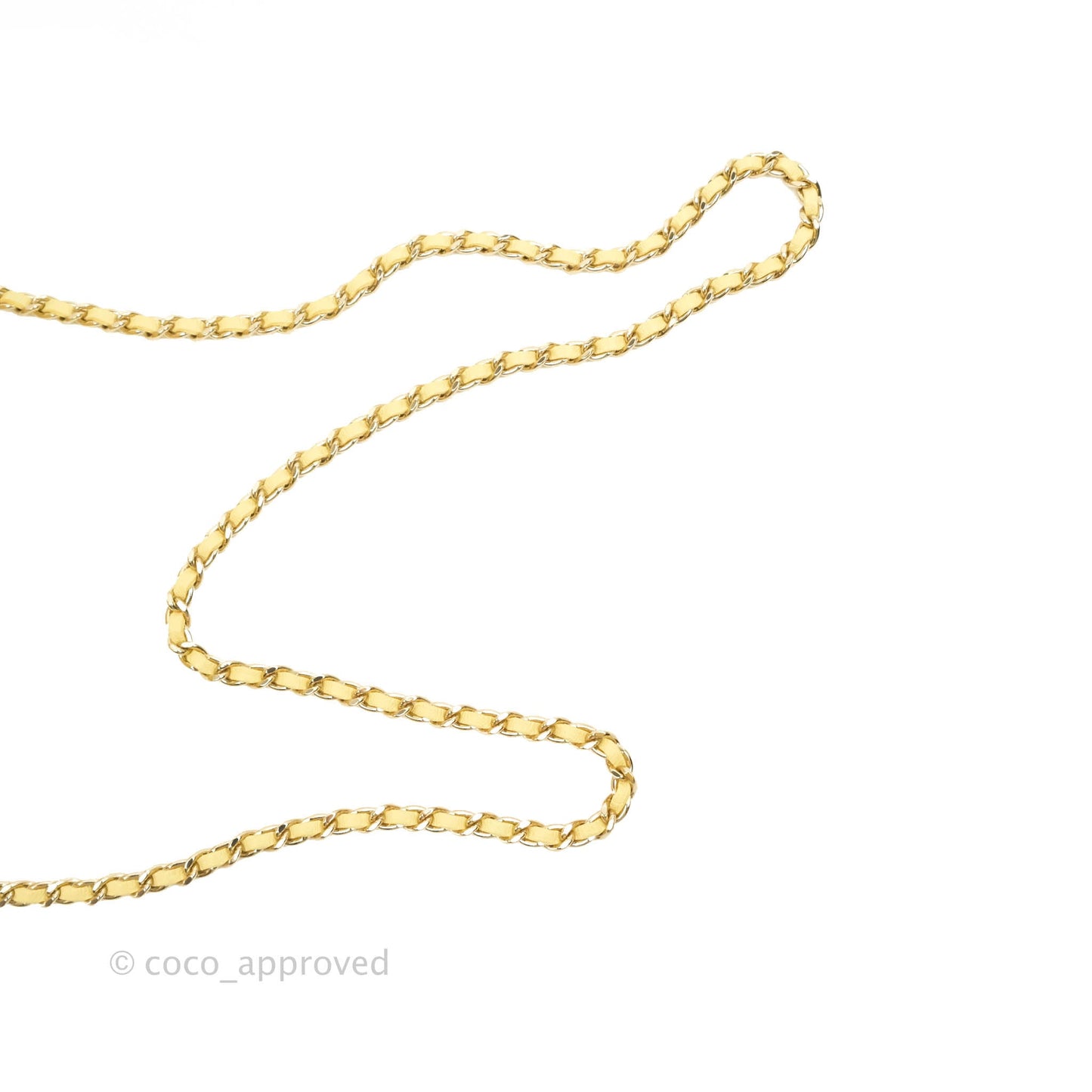 Chanel Vanity Rectangular Top Handle Yellow Lambskin Gold Hardware