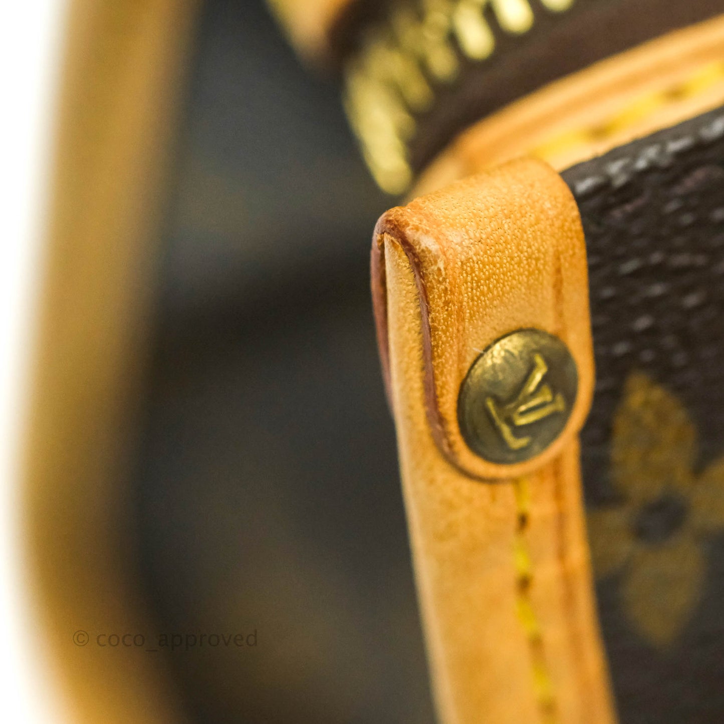 Louis Vuitton Sac Tricot Monogram Canvas Handbag