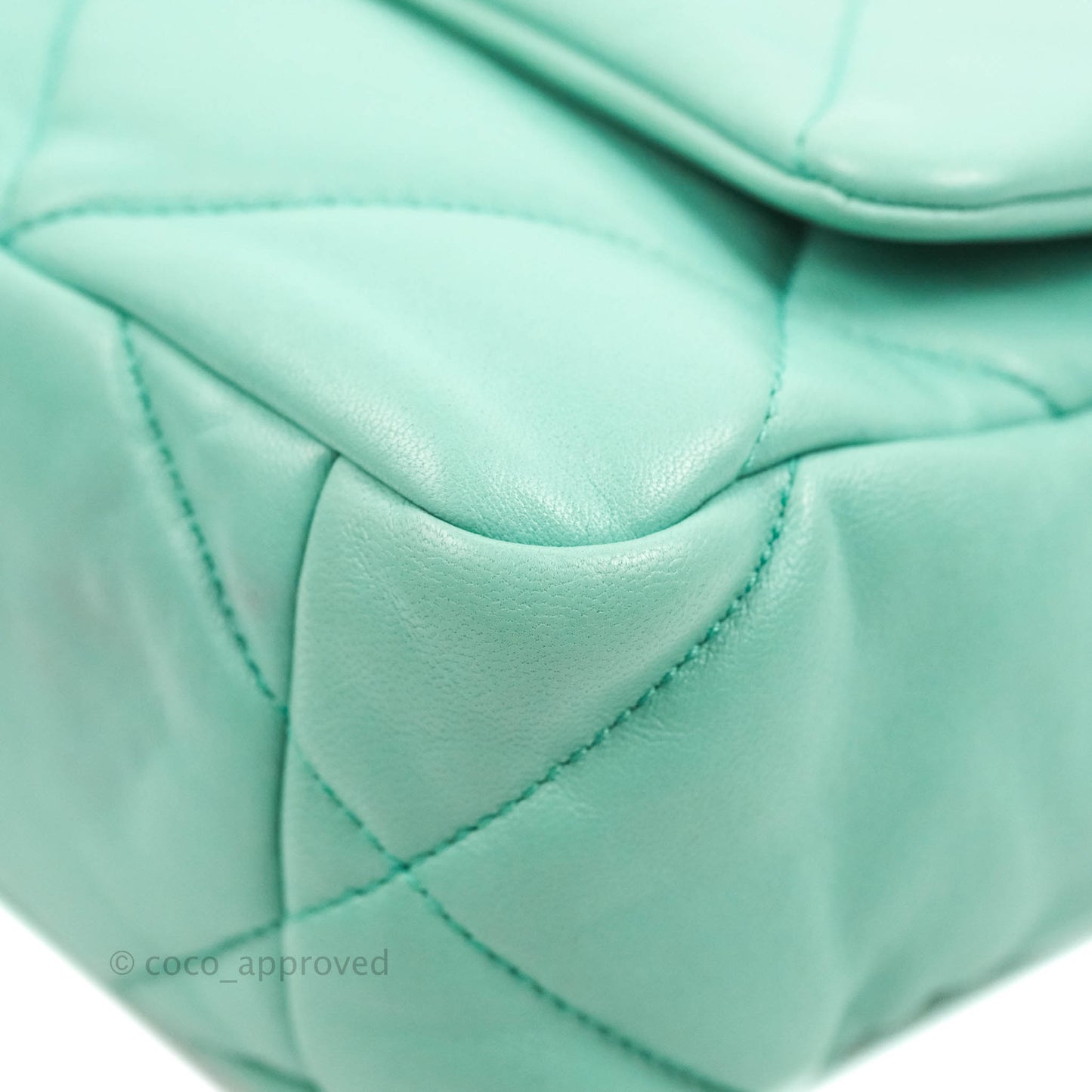 Chanel 19 Small Tiffany Blue Mixed Hardware
