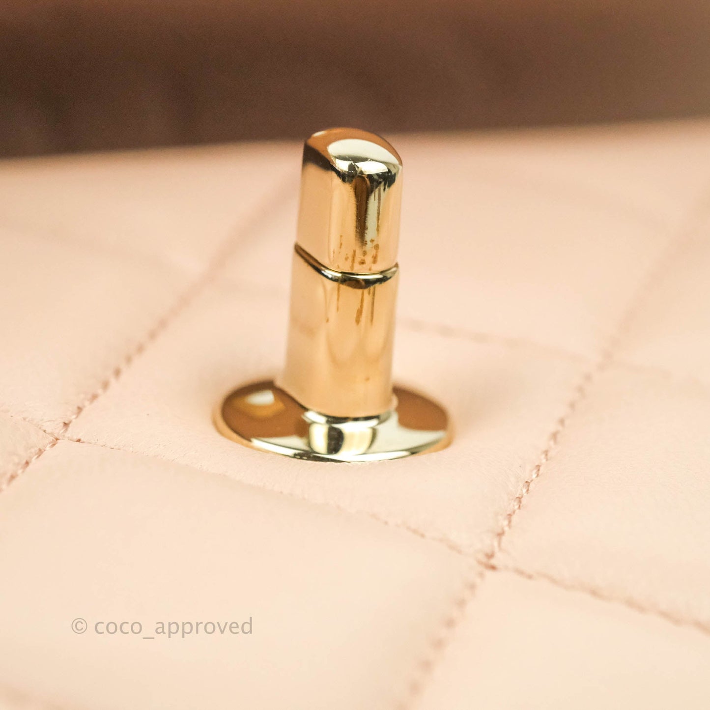 Chanel Trendy CC Small Light Beige Pink Lambskin Gold Hardware