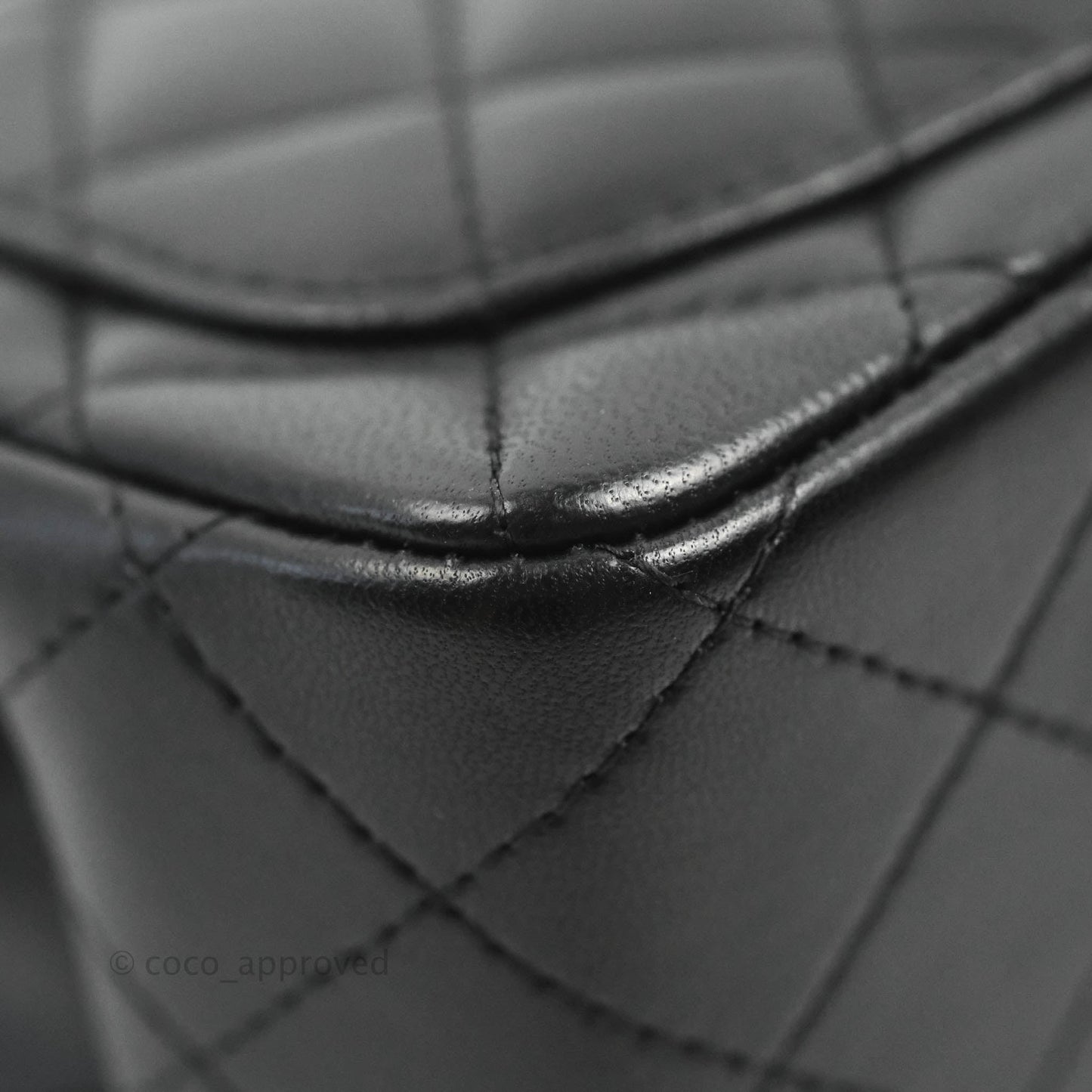Chanel Mini Square Black Lambskin Gold Hardware