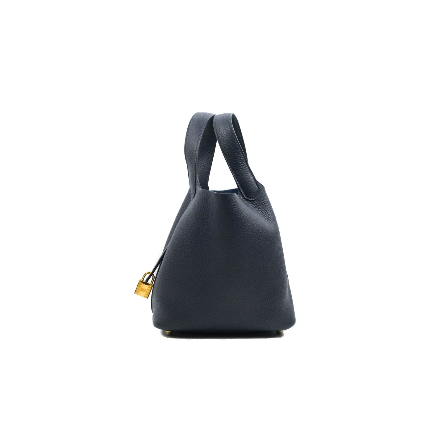 Hermès Picotin Lock 18 Bleu Nuit Clemence Gold Hardware