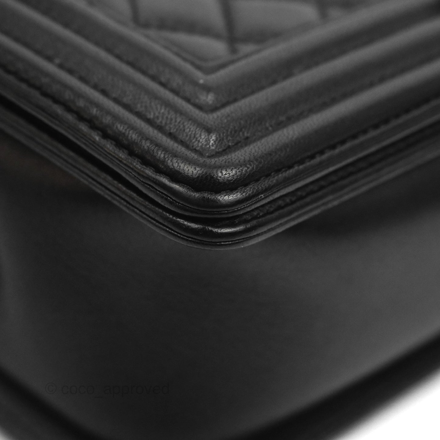 Chanel Quilted Medium Boy Black Gold Hardware