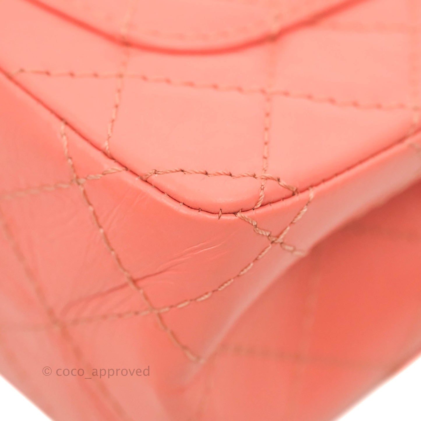 Chanel Mini Reissue 224 Pink Aged Calfskin Aged Gold Hardware