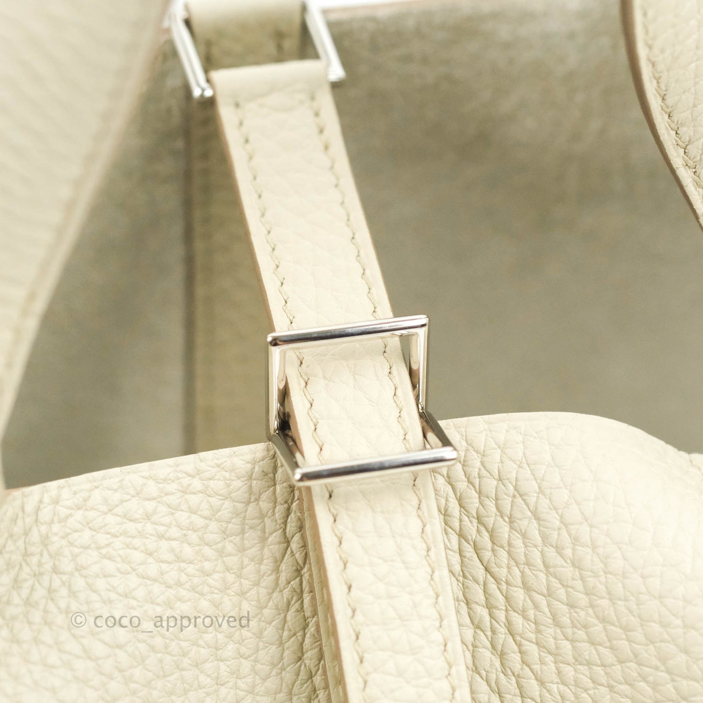 Hermès Picotin Lock 18 PM Beton 8L Clemence Palladium Hardware