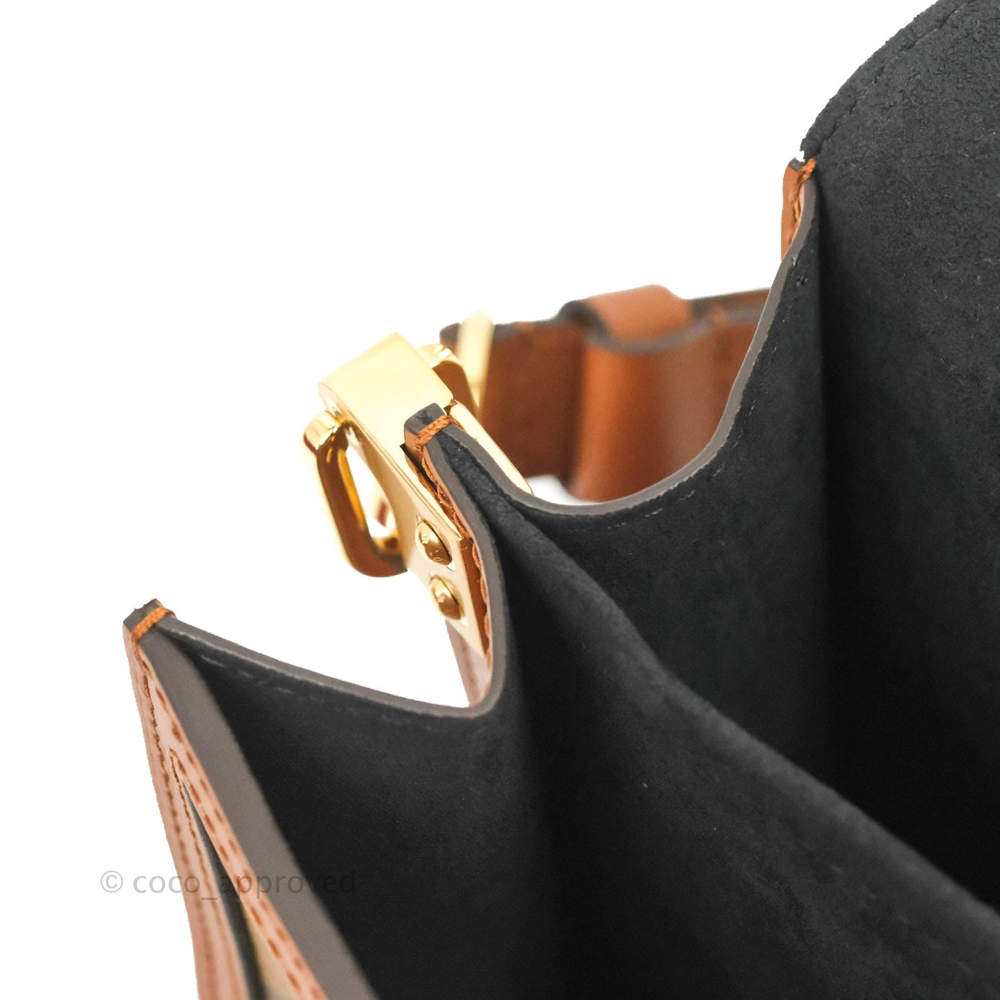 Louis Vuitton Mini Dauphine Monogram Tan Calfskin