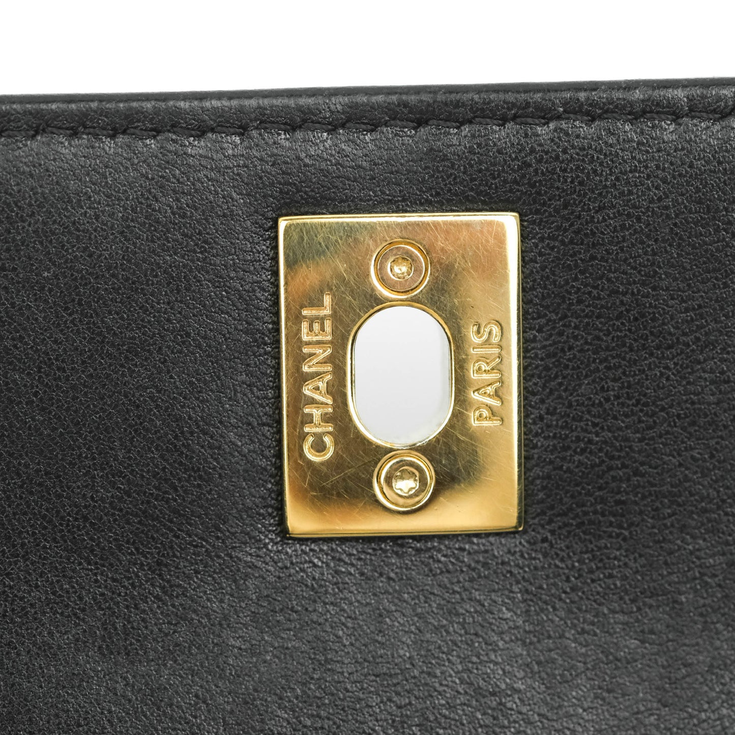 Chanel Mini Quilted Trendy CC Clutch With Chain Black Lambskin Gold Hardware