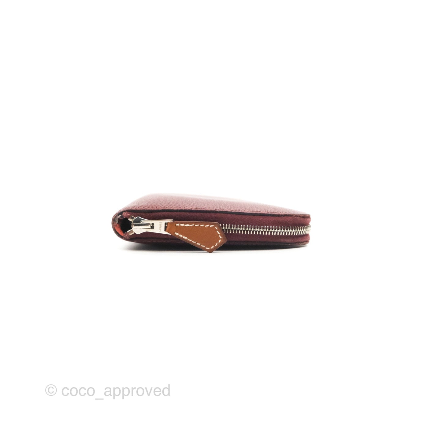 Hermès Silk'In Classique Long Wallet Rouge H Epsom