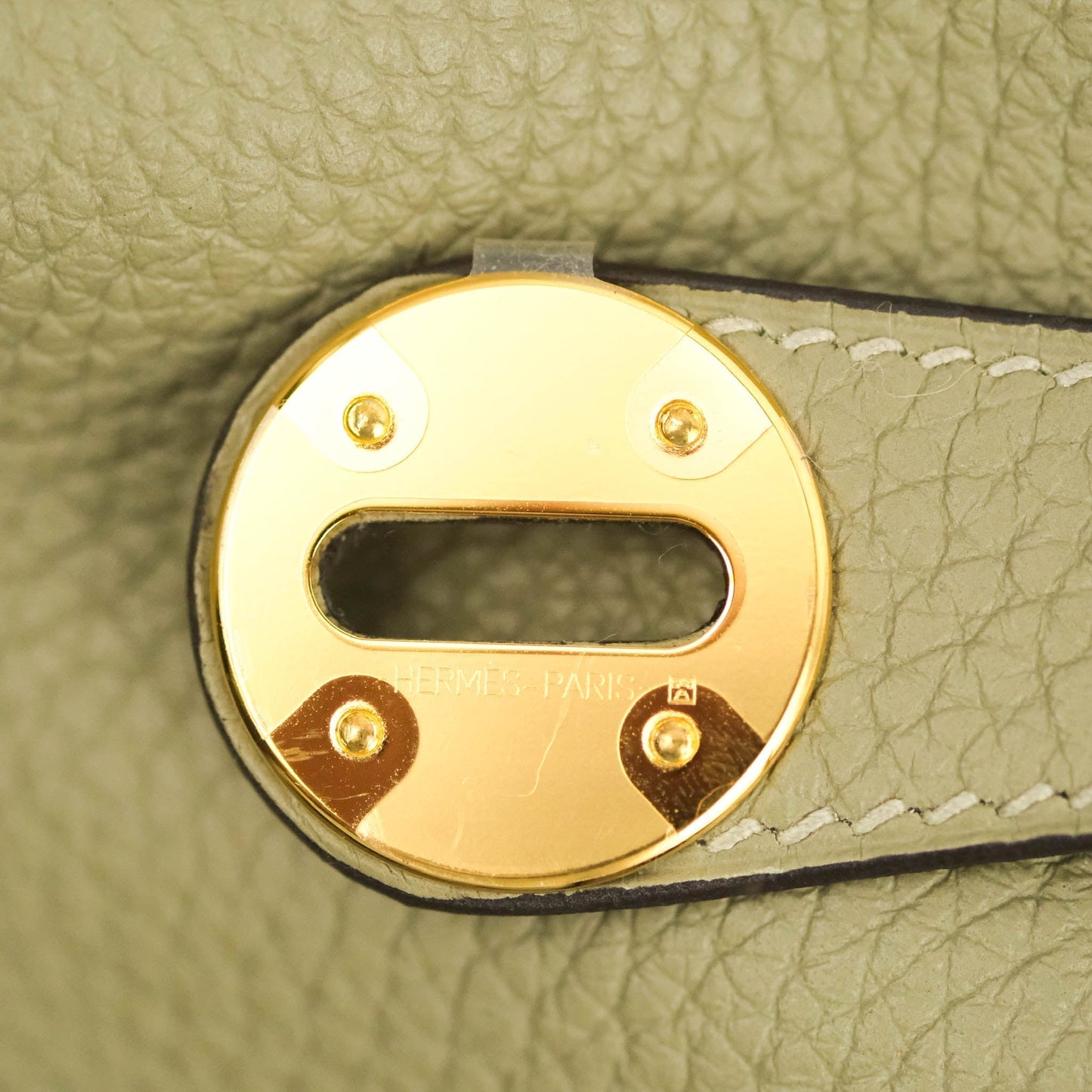 Hermès Lindy 26 Taurillon Clemence Sauge Gold Hardware