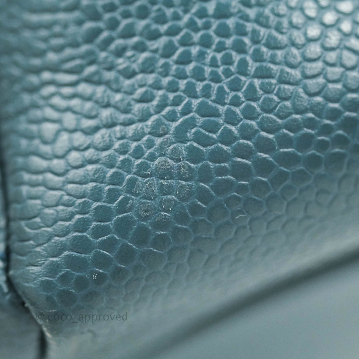 Chanel GST Blue Caviar Silver Hardware