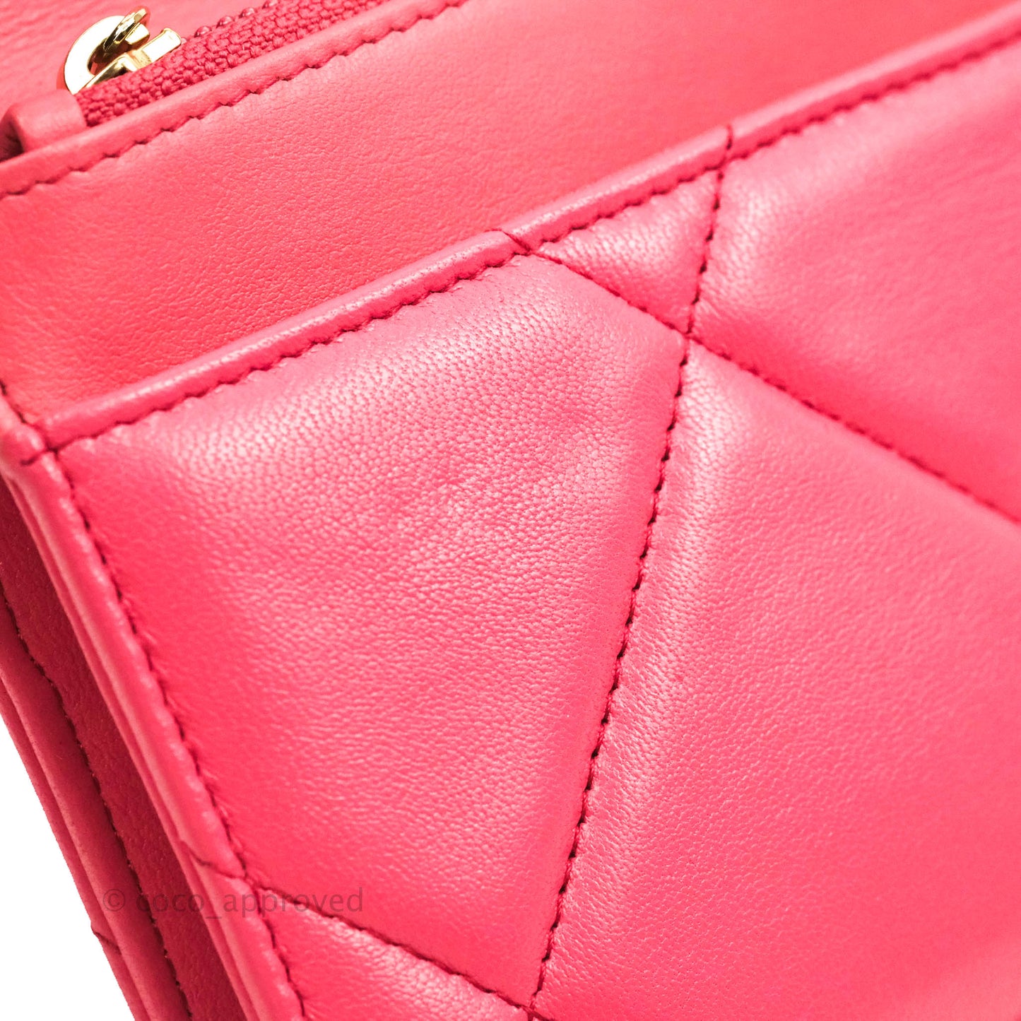 Chanel 19 Wallet on Chain WOC Pink Mixed Hardware