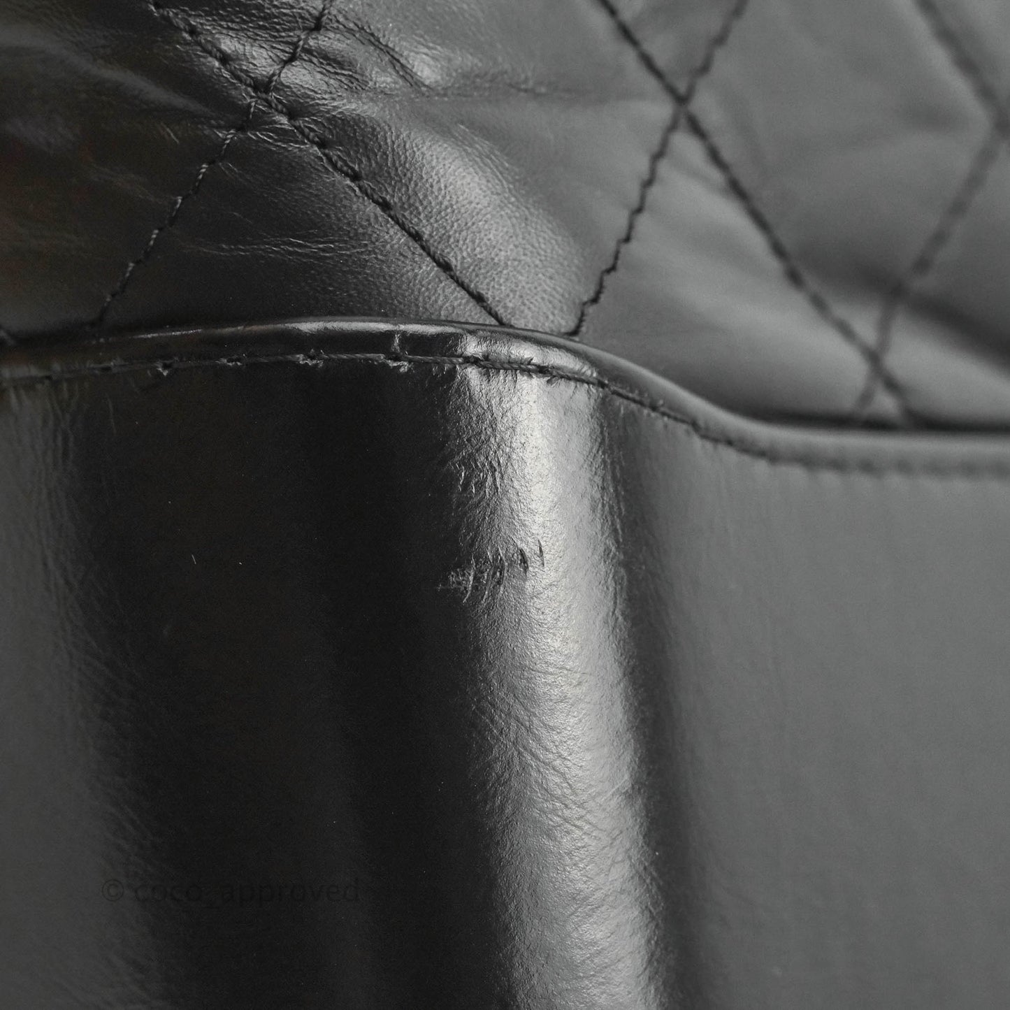 Chanel Quilted Medium Gabrielle Hobo Black Aged Calfskin Mixed Hardware