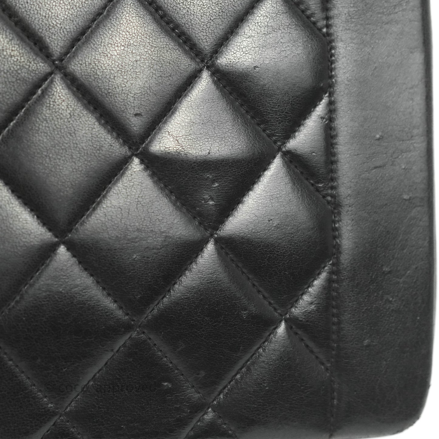 Chanel Vintage Quilted Medium Classic Diana Flap Bag Black Lambskin 24K Gold Harwdare