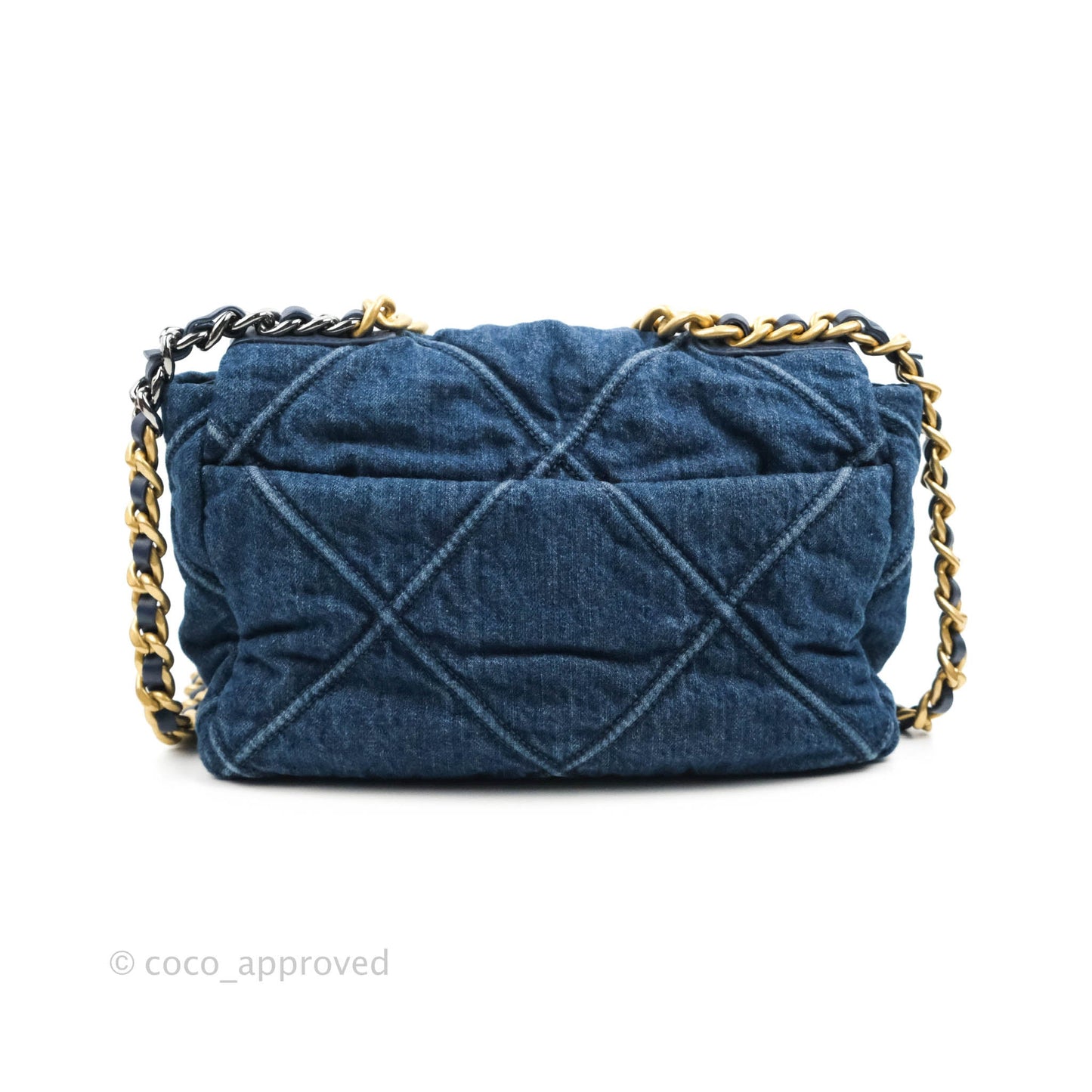Chanel 19 Small Denim Mixed Hardware