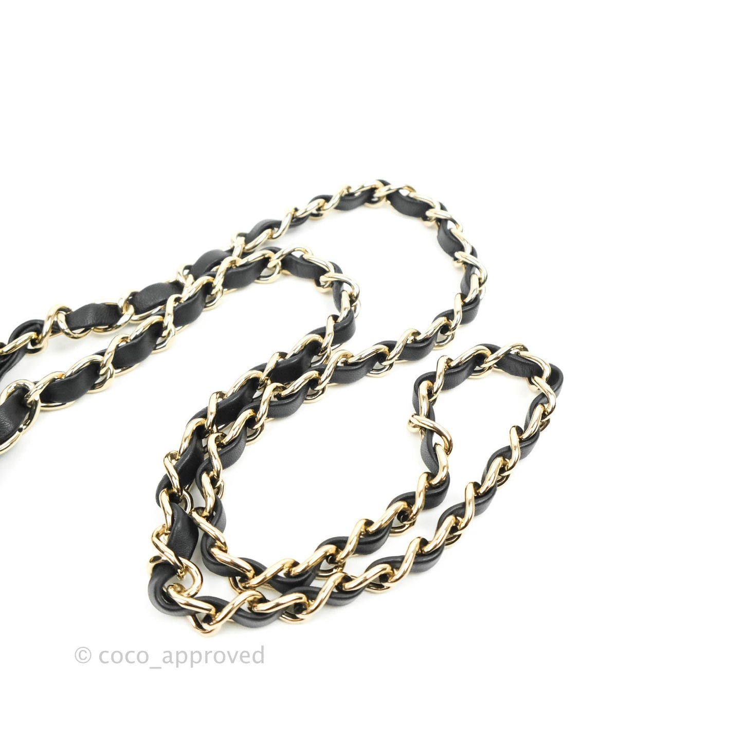 Chanel Mini Vanity With Chain Black Lambskin Crochet Gold Hardware
