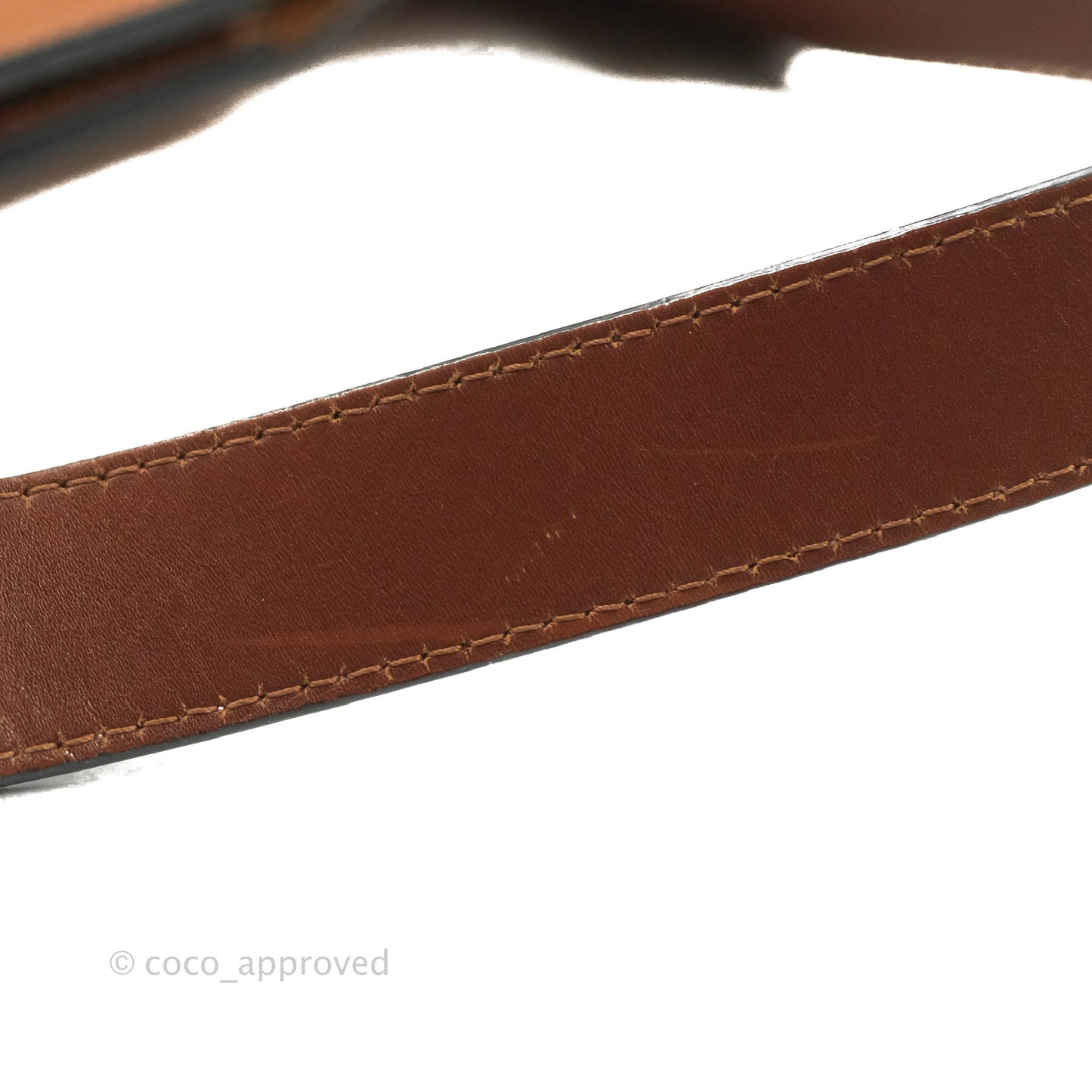 Loewe Vertical Strap Tote Tan Grained Leather