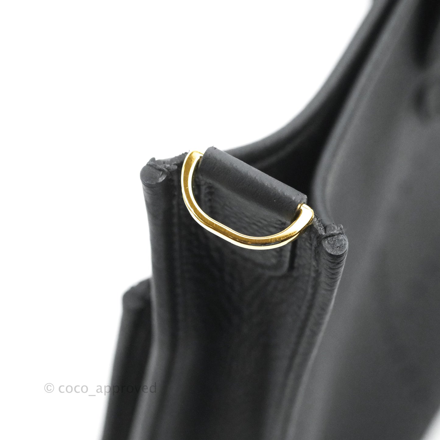 Hermes Evelyne III 29 Black Clemence Gold Hardware