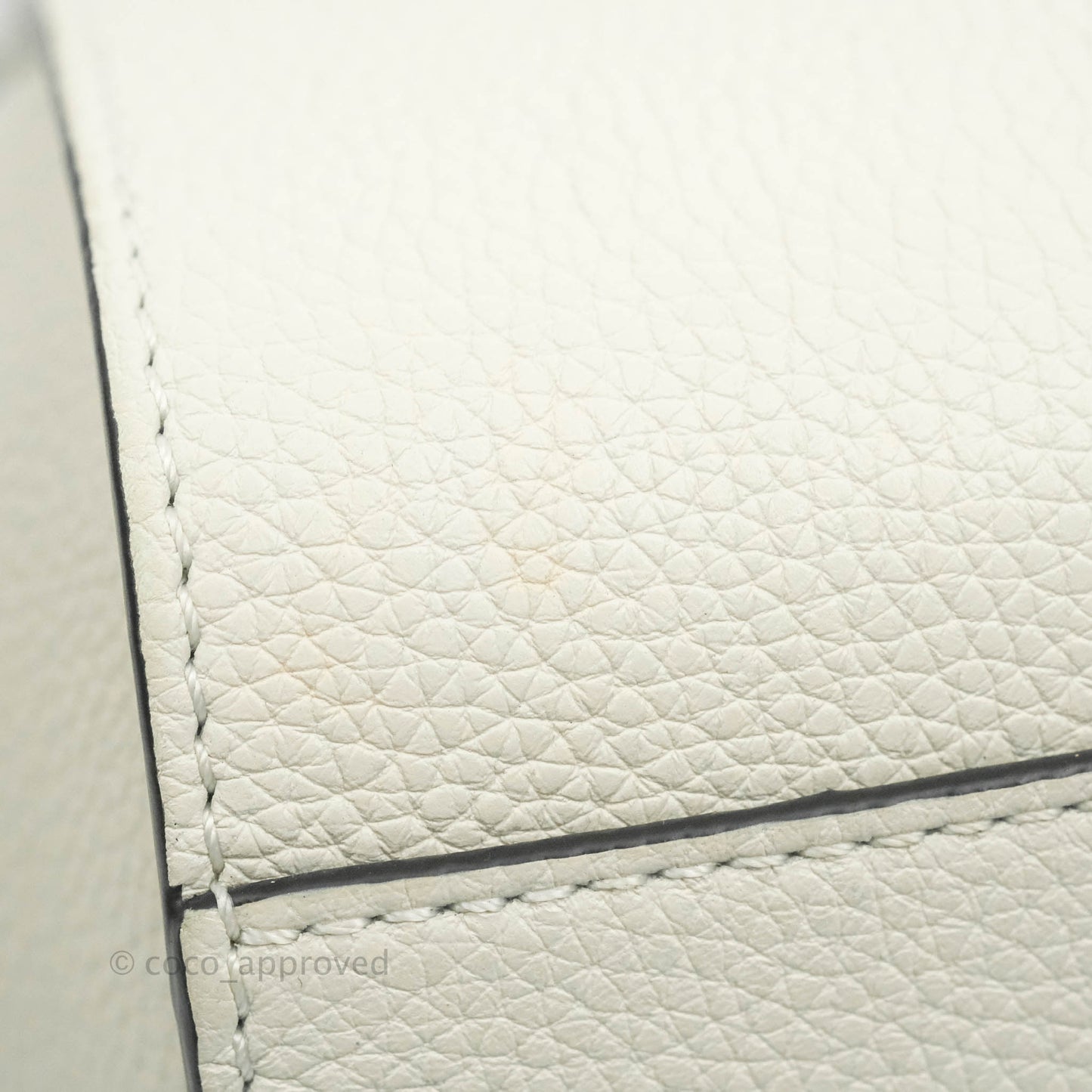 Loewe Mini Hammock Drawstring White Calfskin