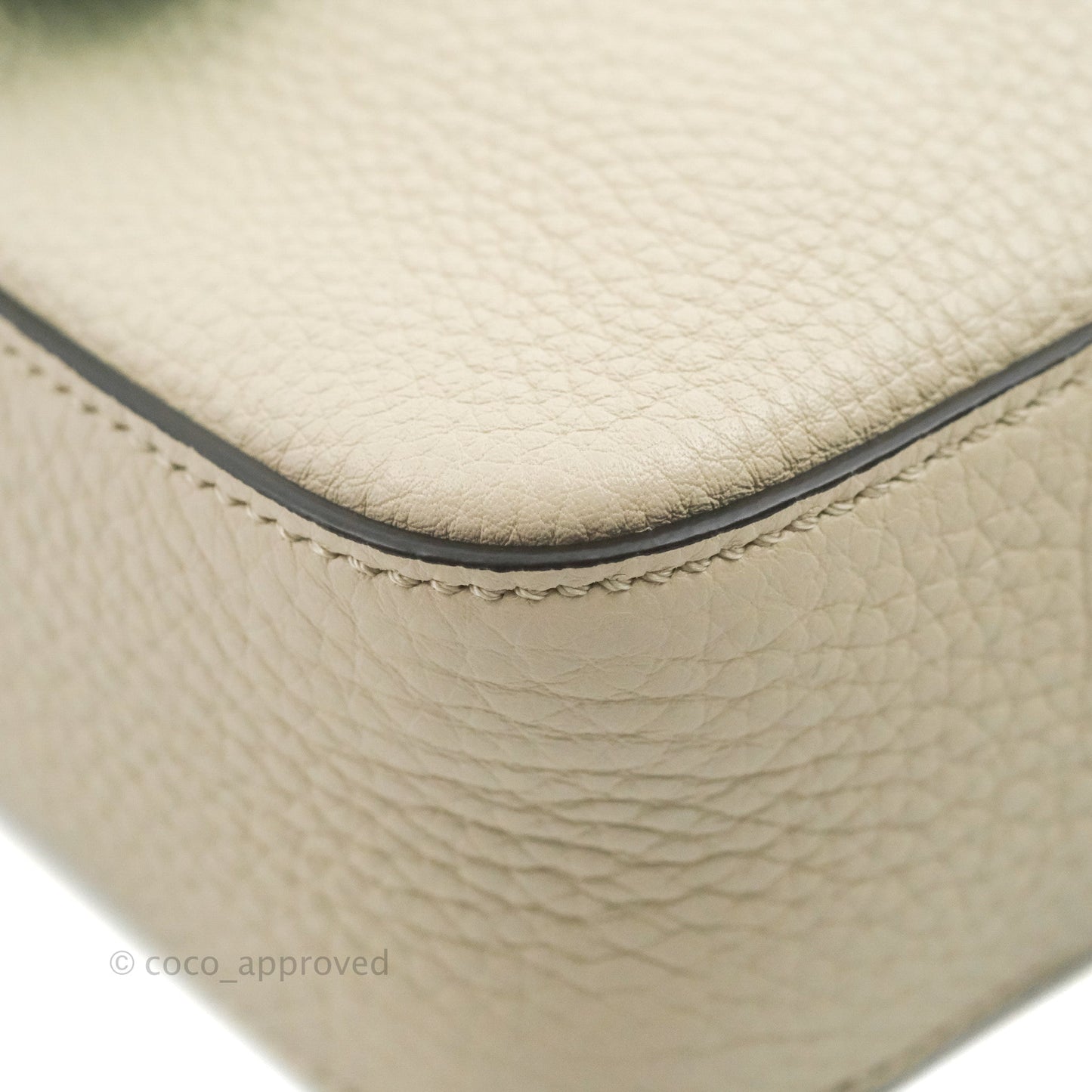 Fendi Large Selleria Baguette NM Bag Calfskin Ivory