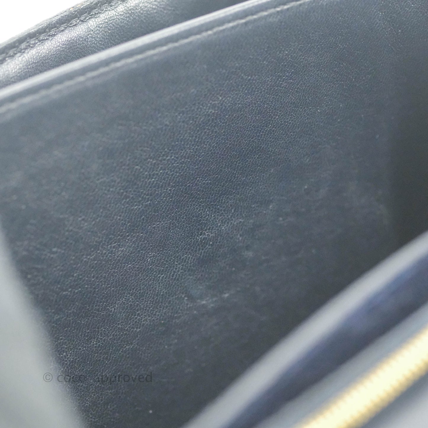 Celine Medium Classic Box Flap Grey Blue Python Gold Hardware
