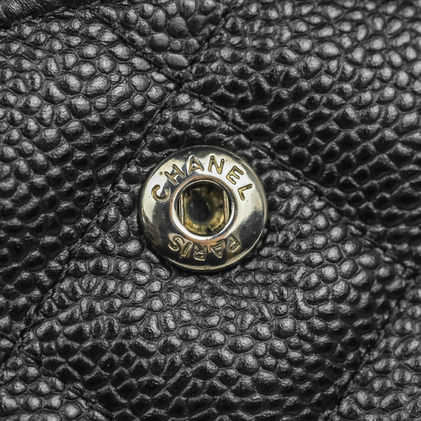 Chanel Jumbo Double Flap Black Caviar Silver Hardware⁣⁣