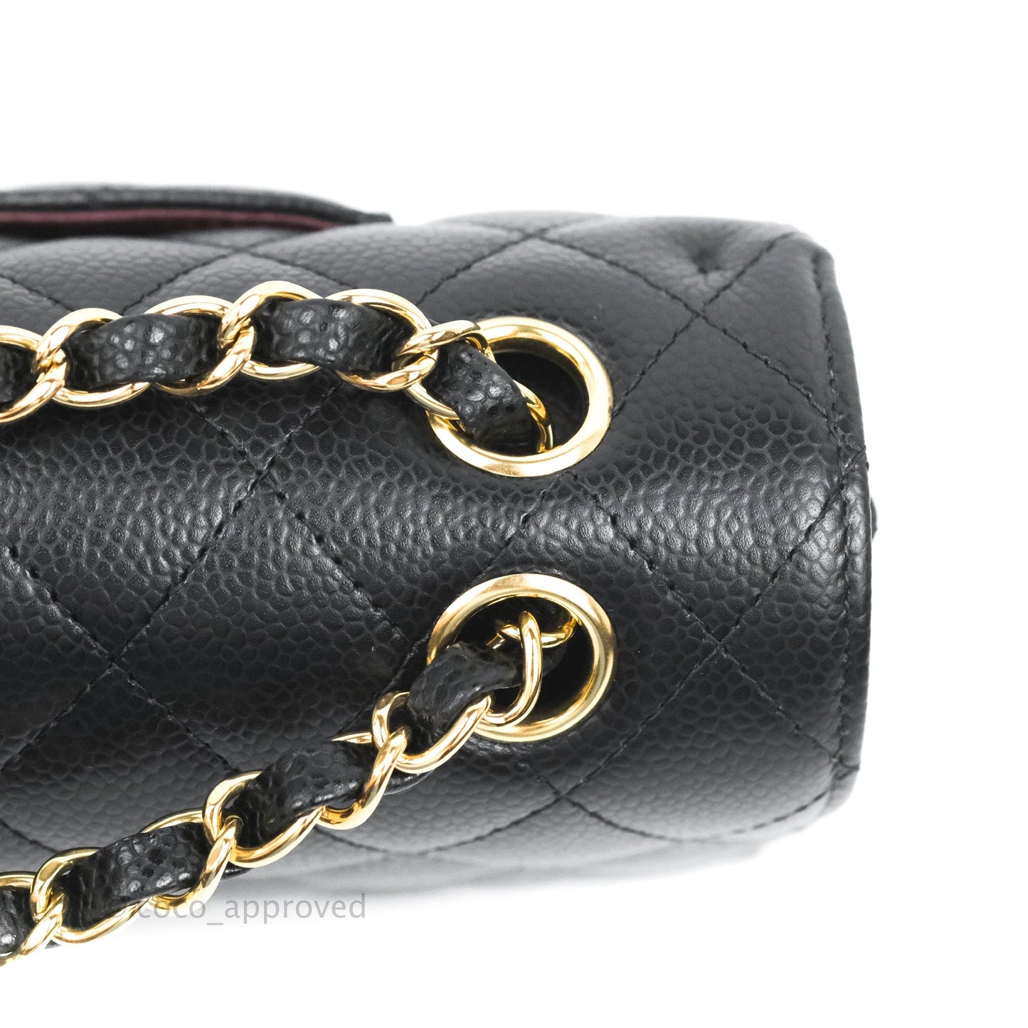 Chanel Classic M/L Medium Flap Quilted Black Caviar Gold Hardware