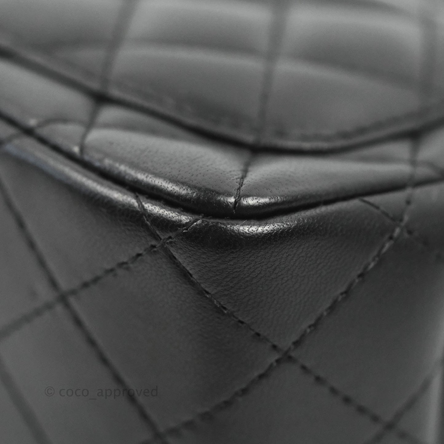 Chanel Mini Square Black Lambskin Gold Hardware