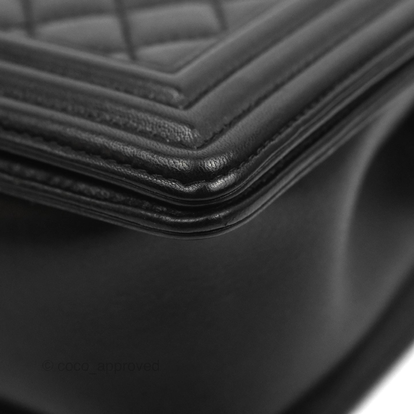 Chanel Quilted Medium Boy Black Gold Hardware
