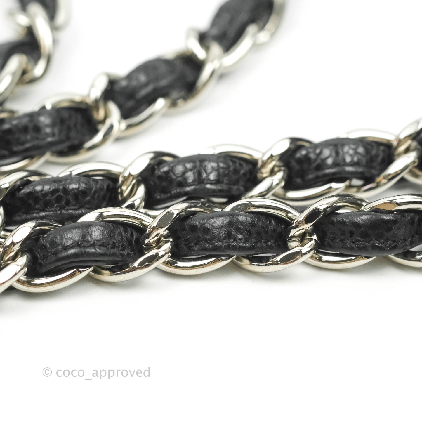 Chanel Jumbo Double Flap Black Caviar Silver Hardware⁣⁣
