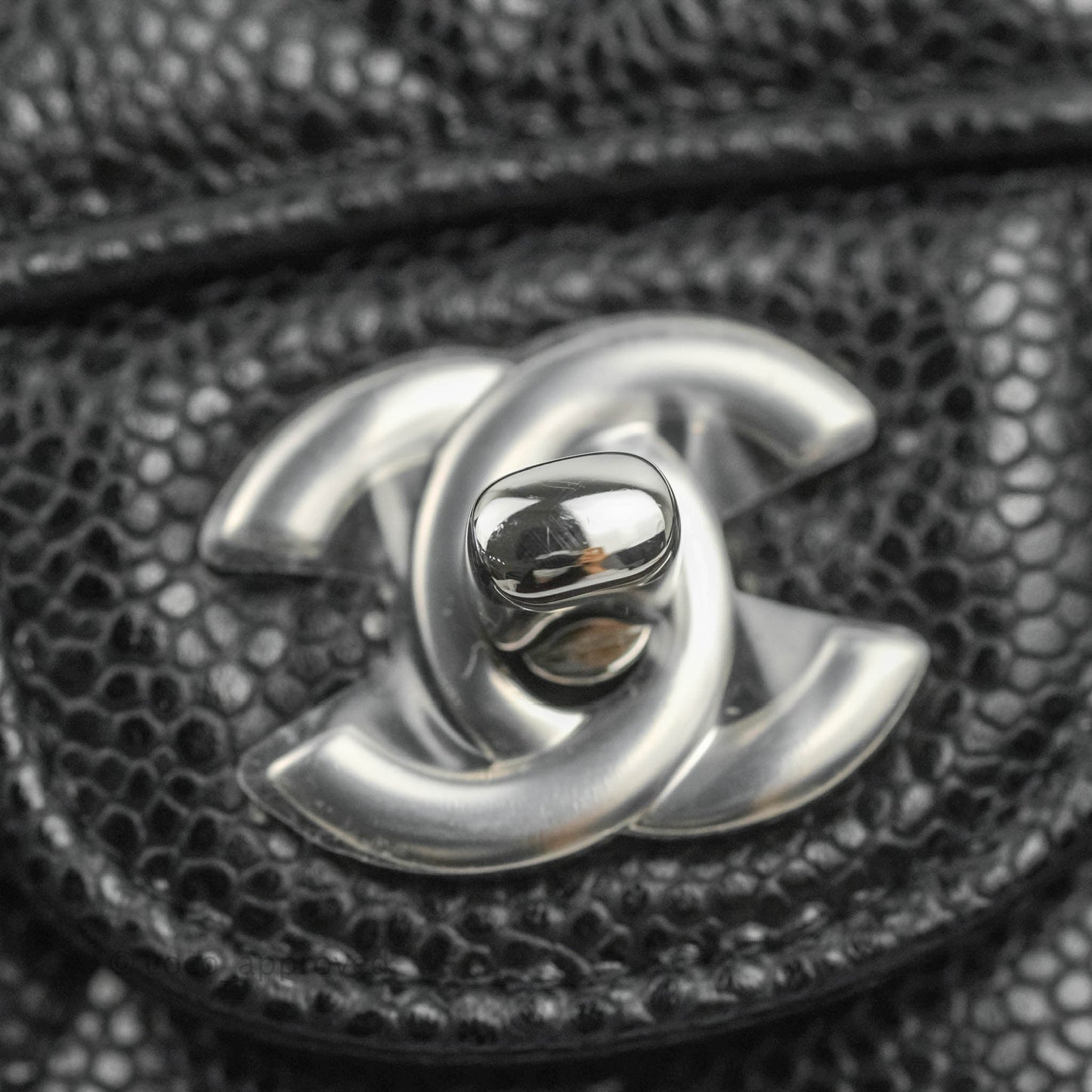 Chanel Small Classic Quilted Flap Black Caviar Silver Hardware