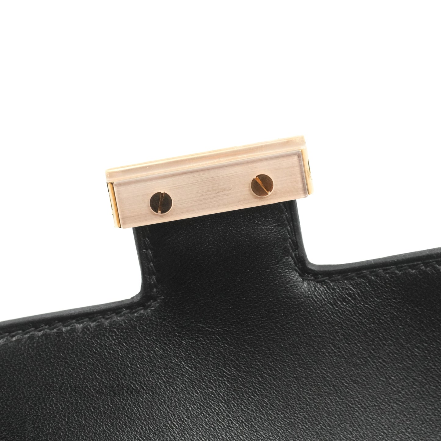 Hermès Constance Mini 18cm Black Epsom Rose Gold Hardware